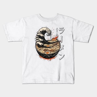 Ramen Waves Kids T-Shirt